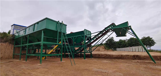 철도 부설 계획을 위한 재단 무료 모바일 소일믹싱플랜트 90KW