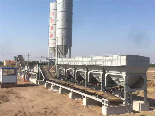 철도 건설을 위한 340KW 안정화된 흙 믹싱 플랜트 PLC 통제됩니다