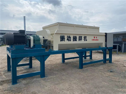 플랜트 부분 수평 혼합기 기계 진동 종류  55KW×2을 1회분으로 처리하는 안정화된 흙
